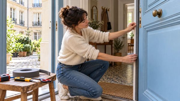 5 étapes clés pour l'installation d'un kit d'isolation de porte